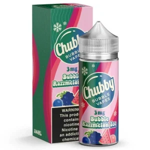 Chubby Bubble E-Liquid – Bubble Razzmelon Ice – 100ml