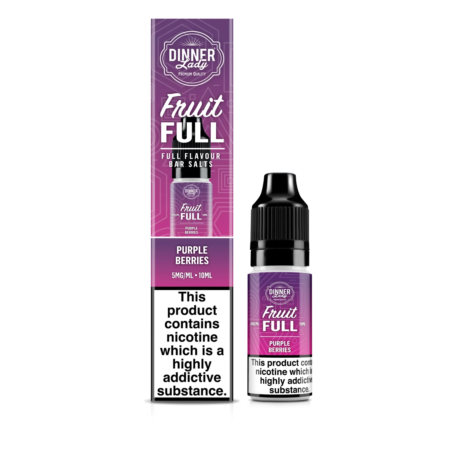Dinner Lady FruitFull - Purple Berries Bar Salt E-Liquid - Image 2