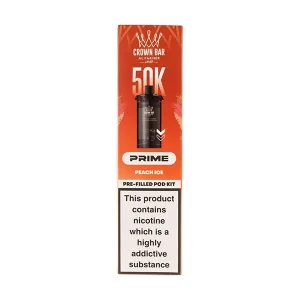 Peach Ice 50K Hypermax Prime Prefilled Pod + Refill by Al Fakher