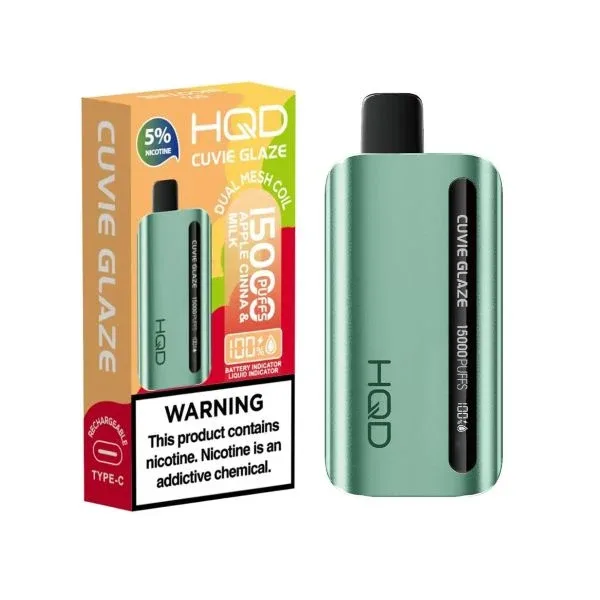 HQD Cuvie Glaze 15,000 Puffs Disposable - Image 2
