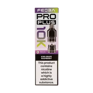 Kiwi Grape Raspberry Plus 10K Prefilled Pod + Refill by Feoba