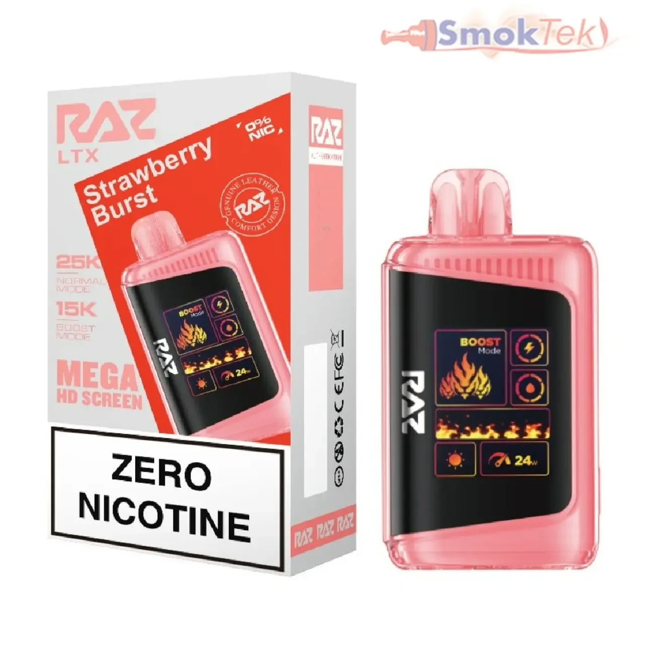 RAZ LTX Zero Nic Disposable Vape