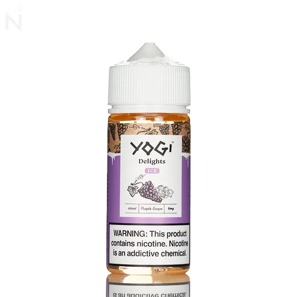 Yogi Delights E-Liquid - Purple Grape Ice - 100mL