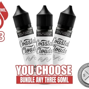 Coastal Clouds Vape Juice Bundle 3x60ml (180ml)