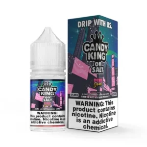 Candy King Salt E-Liquid - Pink Squares - 30ml | Only $14.99