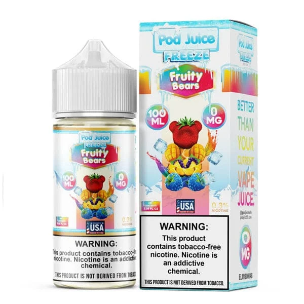 Fruity Bears Freeze by Pod Juice TFN Hyde Series E-Liquid 100mL (Freebase)