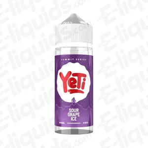 YeTi Summit Series Sour Grape Ice 100ml Shortfill Vape Juice