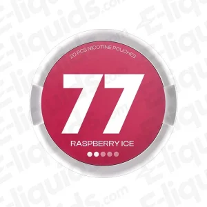 77 Raspberry Ice Nicotine Pouches
