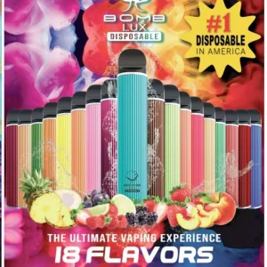 Bomb LUX DISPOSABLE VAPE PEN - 2800 Puffs