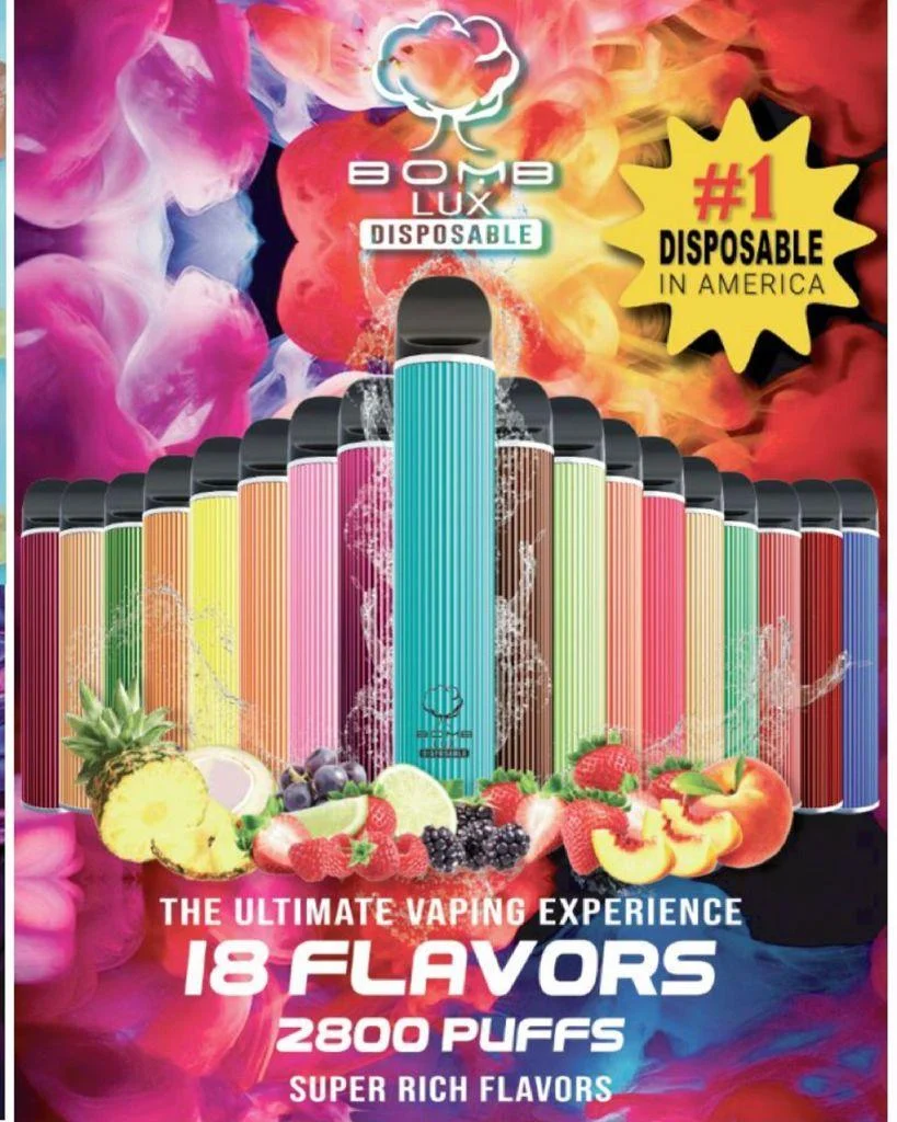 Bomb LUX DISPOSABLE VAPE PEN - 2800 Puffs