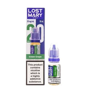 Green Grape Nic Salt E-Liquid by Lost Mary