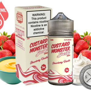 Strawberry Vanilla Swirl Custard Monster 100ml