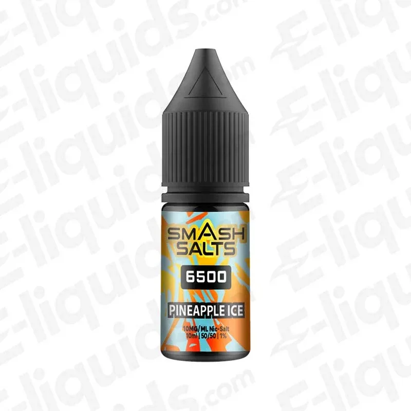 Smash Salts 6500 Pineapple Ice Nic Salt E-liquid