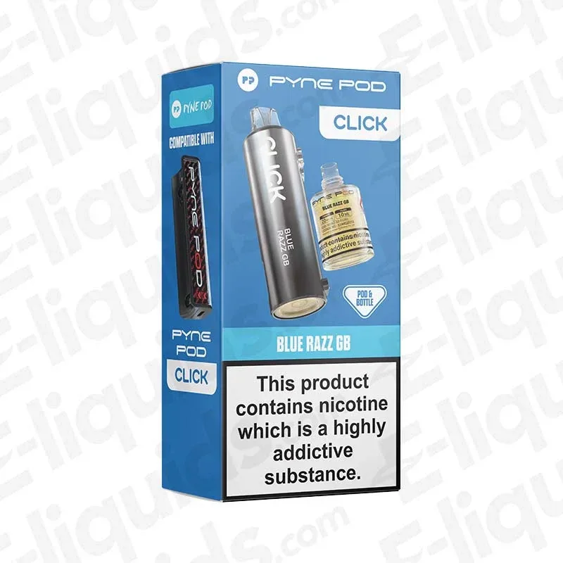 Pyne Pod Click 50K Blue Razz GB Prefilled Pod