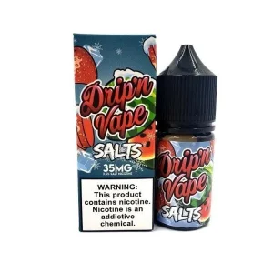 DRIP N VAPE SALTS | Strawberry Melon on Ice 30ML eLiquid