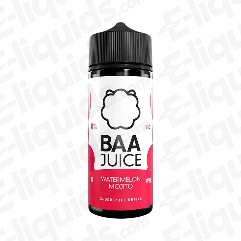 BAA Juice Watermelon Mojito 100ml Shortfill Vape Juice