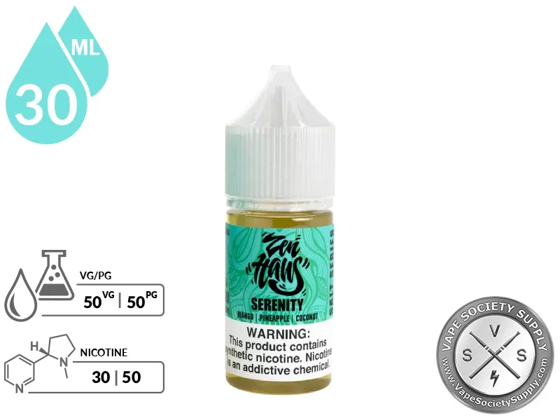Serenity Zen Haus Salt 30ml | Nicotine Salt - Image 2