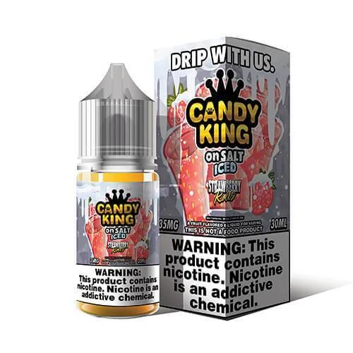 Strawberry Rolls ICED by Candy King On Salt 30mL