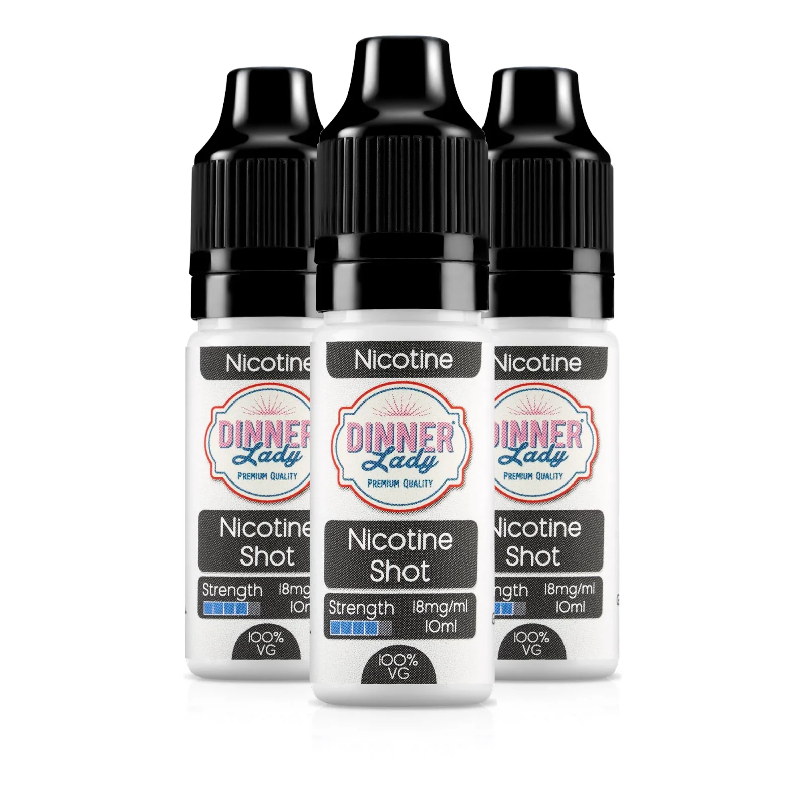 3 Bottles - Nicotine Shot 10ml 18mg - Image 2
