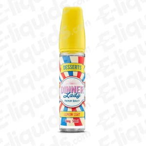 Dinner Lady Lemon Tart 50ml Shortfill Vape Juice