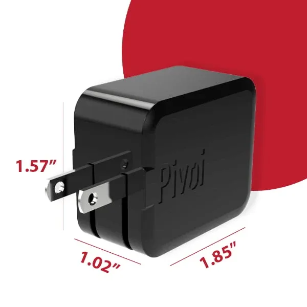 Pivoi Dual USB Wall Charger - Image 2