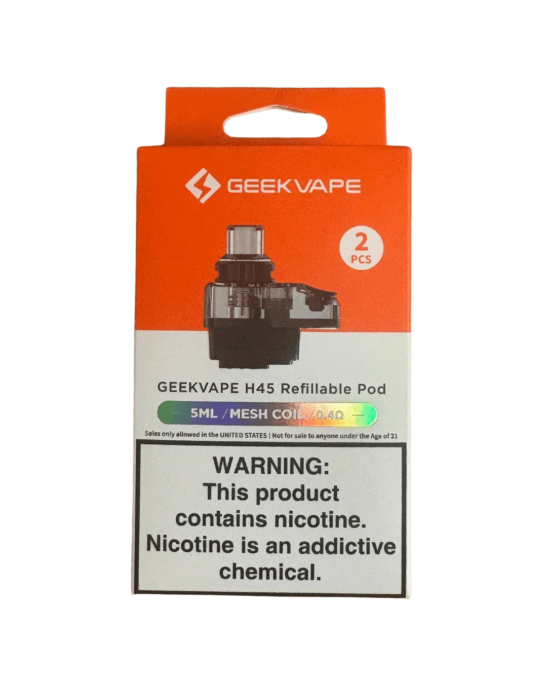 GeekVape H45 Refillable Pod w/ Coil