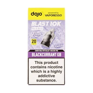 Blackcurrant GB Dojo Blast 10K Prefilled Pod + Refill by Vaporesso