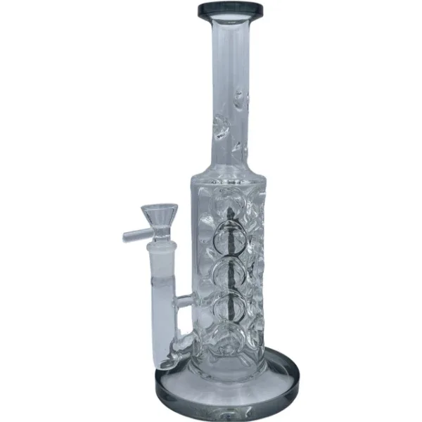 11" Ice Catcher Pinched Glass Water Pipe
