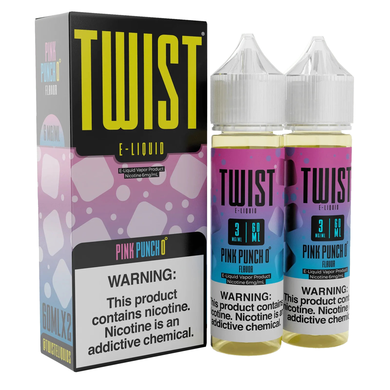 Pink Punch 0° (Pink 0°) - Twist E-Liquids - 120mL