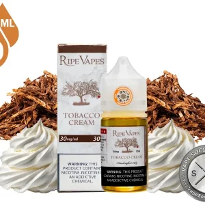 Tobacco Cream Ripe Vapes Handcrafted Saltz 30ml