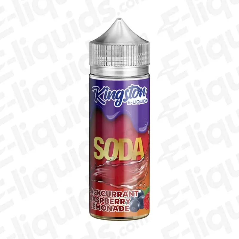 Kingston Soda Blackcurrant Raspberry Lemonade 70/30 100ml Shortfill Vape Juice