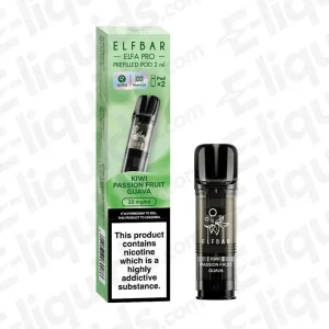 ELF BAR Elfa Pro Kiwi Passionfruit Guava Prefilled Pod