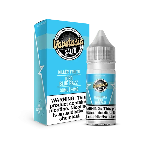 Vapetasia E-Juice Salts - ICED Blue Razz - 30ml