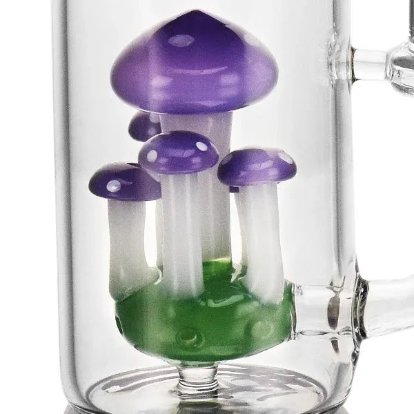 5.5" Mini Mushroom Glass Water Pipe w/ 14mm Bowl - Image 2