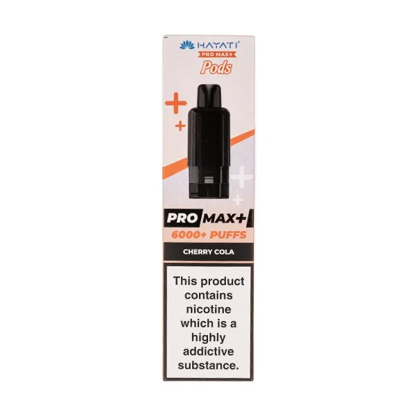 Cherry Cola Pro Max Plus Prefilled Pod + Refill by Hayati