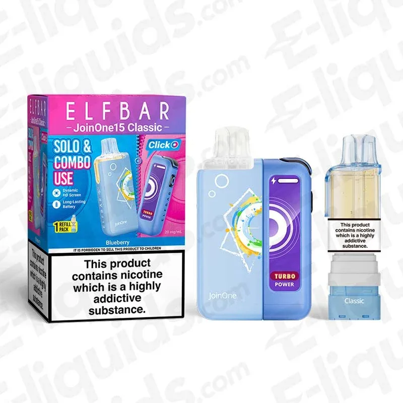 ELF BAR JoinOne15 Classic Blueberry Prefilled Pod Kit