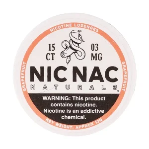 Grapefruit Nicotine Lozenges by Nic Nac Naturals