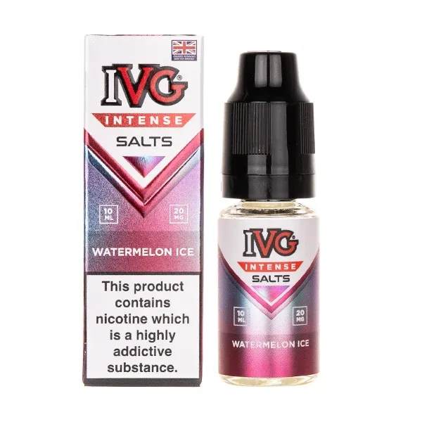 Watermelon Ice Nic Salt E-Liquid by IVG Intense Salts