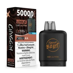 Level X Flavour Beast G2 Ultra Chuggin’ R.B. Iced (6/box)