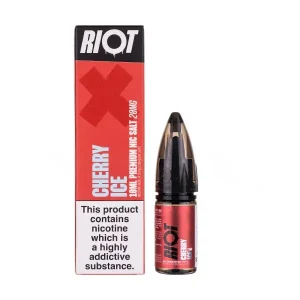 Cherry Ice Nic Salt E-Liquid by Riot X