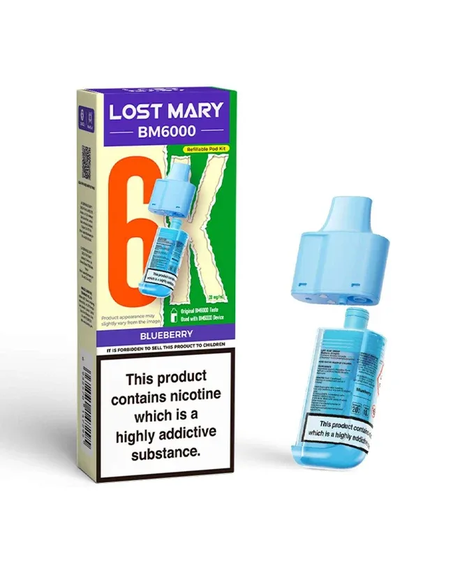 Blueberry Lost Mary BM6000 Refill Pod - Image 2