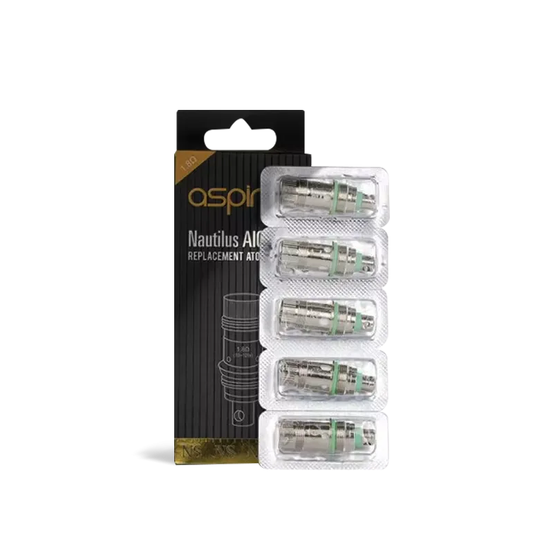Aspire Nautilus BVC Replacement Atomizers (Coils)(5-Pack)