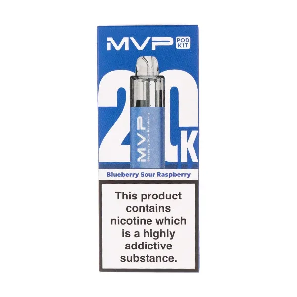 Blueberry Sour Raspberry MVP 20K Prefilled Pod + Refill by Innokin