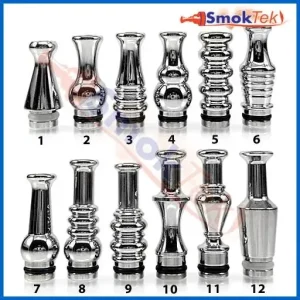 Polished Stainless Steel Drip Tip - 510/901/KR808d-1