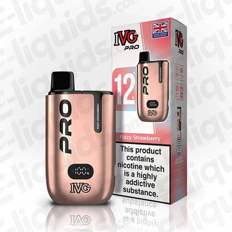 IVG Pro 12 20mg Fizzy Strawberry Prefilled Pod Kit
