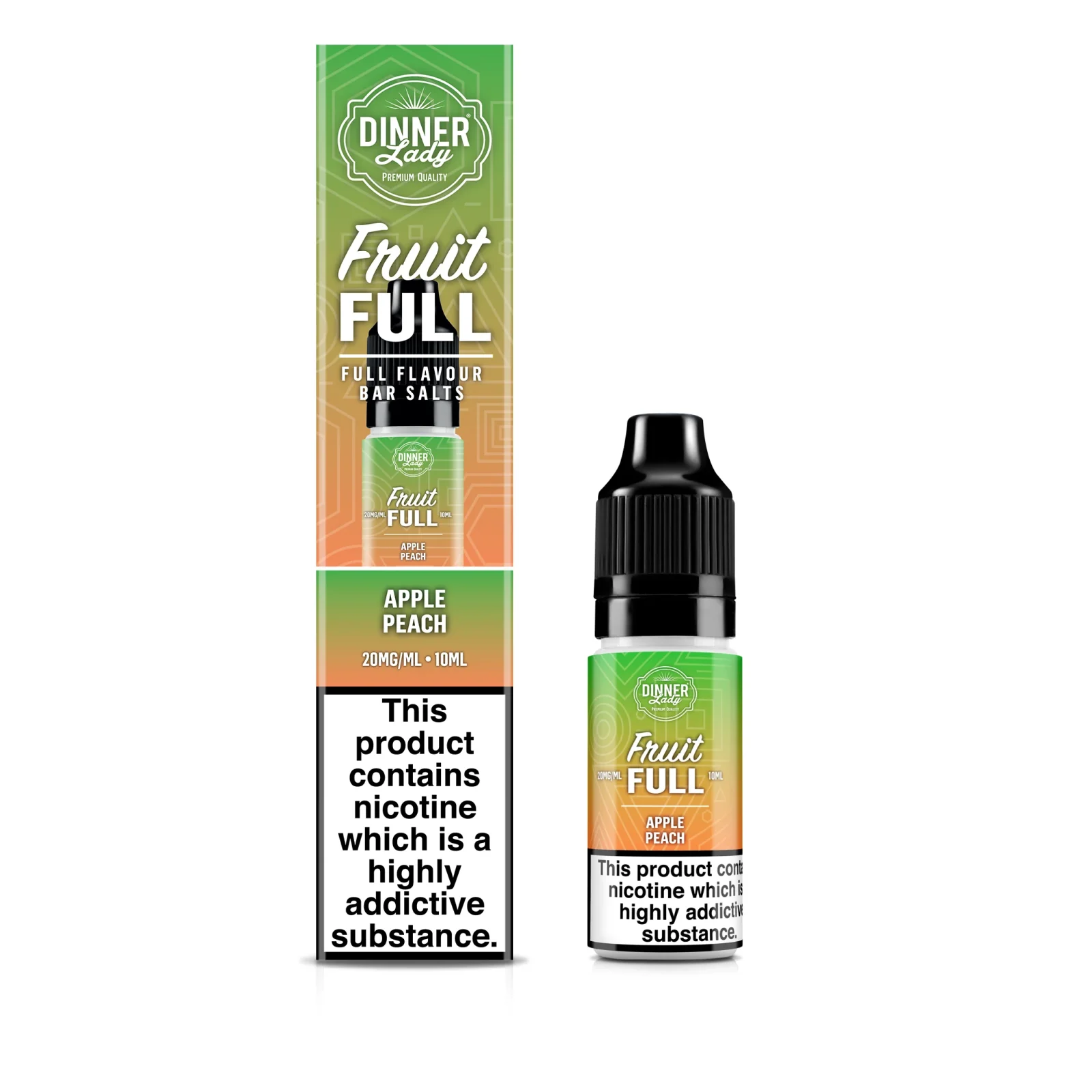 Dinner Lady FruitFull - Apple Peach Bar Salt E-Liquid - Image 2