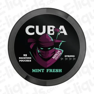 CUBA Ninja Mint Fresh Nicotine Pouches