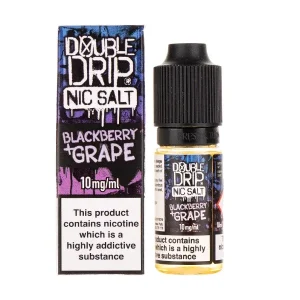 Blackberry & Grape Nic Salt E-Liquid by Double Drip