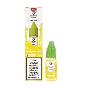 Lemon and Lime Nic Salt E-Liquid by Crystal Clear