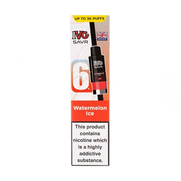 Watermelon Ice SAVR Prefilled Pod + Refill by IVG